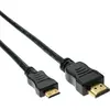 Image de InLine mini HDMI (Typ C)   HDMI (Typ A) (5 m), Câble vidéo, Noir