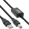 Image de InLine USB A   USB B (10 m, USB 2.0), Câble USB