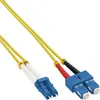 Image de InLine Câble à fibre optique duplex LC/SC 9/125µm (1 m), Câble réseau