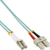 Image de InLine Câble à fibre optique duplex LC/SC 50/125um OM3 25m (25 m), Câble réseau