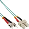 Image de InLine Câble à fibre optique duplex, SC/ST 50/125um OM3 10m (10 m), Câble réseau
