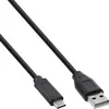 Image de InLine Fiche de type C à A (0.50 m, USB 2.0), Câble USB