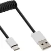 Image de InLine Câble spiralé USB 2.0 (0.50 m, USB 2.0), Câble USB
