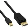 Image de InLine Mini DP zu (1.50 m), Câble vidéo, Noir