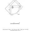 Image de Hoesch, Receveur de douche, Receveur de douche quart de cercle MUNA 800x800x30mm blanc