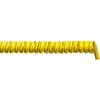 Image de Lapp, Câble électrique, Câble spiralé ÖLFLEX SPIRAL 540 P 1200 mm / 3500 mm 3 x 2.5 mm² Jaune 73220161 1 pc. (1.20 m)