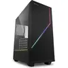 Image de Sharkoon RGB Flow (ATX, mATX, Mini-ITX), Boîtier PC, Noir