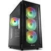 Image de Sharkoon Tour TG6M RGB (ATX, mATX, Mini-ITX), Boîtier PC, Noir