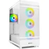 Image de Sharkoon Rebel C50 Blanc RGB ATX (ATX, mATX, Mini-ITX), Boîtier PC, Blanc