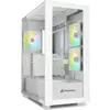 Image de Sharkoon Rebel C60 RGB ATX Blanc (ATX, mATX, Mini-ITX), Boîtier PC, Blanc
