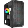 Image de Sharkoon MK3 RGB Black mATX (noir) (mATX, Mini-ITX), Boîtier PC, Noir