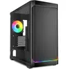 Image de Sharkoon MK4 RGB Black mATX (noir) (mATX, Mini-ITX), Boîtier PC, Noir