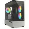 Image de Sharkoon MK7 ARGB Black (schwarz, Tempered Glass) (mATX, Mini-ITX), Boîtier PC, Noir