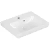 Image de Villeroy & Boch, Lavabo, Lave-mains Subway 2.0 blanc 50 cm blanc avec revêtement 731550R1 (400 mm, 500 mm)