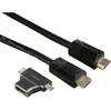 Image de Hama HDMI (Typ A)   HDMI (Typ A) (1.50 m), Câble vidéo, Noir