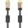 Image de Hama HDMI (Typ A)   HDMI (Typ A) (0.75 m), Câble vidéo, Marron