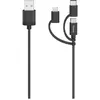 Image de Hama 3in1 (0.75 m, USB 2.0), Câble USB