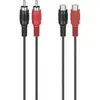 Image de Hama Câble d'extension audio, 2 connecteurs RCA - 2 connecteurs RCA, 5,0 m (5 m, Câbles Cinch), Câble audio