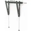 Image de Hama Ultraslim", 229 cm (90 (Mur, 80 kg, 37" - 90"), Support mural pour TV, Noir