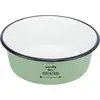 Image de Trixie Ecuelle en émail/acier inoxydable 1.9 l, Ø 21 cm, Vert (190 cl), Gamelle