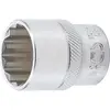 Image de BGS, Clé à douille + douilles, Douille pour clé, douze pans 12,5 mm (1/2") 22 mm (22 mm)