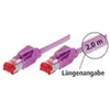 Image de Tecline Câble de raccordement S/FTP, PiMF, CAT.6A EIA/TIA, Class EA, violet, 50,0 m (PiMF, S/FTP, CAT6, 50 m), Câble réseau