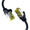 Image de EFB Elektronik Cat6a Black 25m Cordon De Brassage (S/FTP, CAT6a, 25 m), Câble réseau