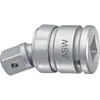 Image de ASW, Clé à douille + douilles, Rotule 440 KG-4 pour embout de vissage à force longueur 90 mm 3/4  