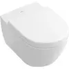 Image de Villeroy & Boch, Cuvette toilettes + bidet, Toilettes Subway 2.0 DirectFlush à fente ouverte blanc mural 5614R001
