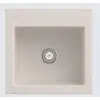 Image de Villeroy & Boch, Évier, V&B Evier SUBWAY 50 S 525x510mm Handbet. crema (Evier encastré, 52.50 cm, 51 cm)