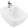 Image de Villeroy & Boch, Cuvette toilettes + bidet, Bidet Venticello 441100, 375x560mm, 1 trou pour robinet, avec trop-plein, montage mu