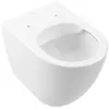 Image de Villeroy & Boch, Cuvette toilettes + bidet, Subway 2.0 lavé WC plancher debout 5602R0 370x560mm, sans rebord