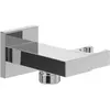 Image de Villeroy & Boch, Barre de douche + curseur, V&B Handbrausehalter UNIVERSAL SHOWERS 68x87x45mm, eckig chr chrom