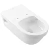 Image de Villeroy & Boch, Cuvette toilettes + bidet, WC suspendu V&B ViCare ti., 370x700mm, DirectFlush we C+