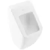 Image de Villeroy & Boch, Cuvette toilettes + bidet, Venticello urinoir à aspiration 285x545x315mm, DirectFlush (sans rebord), mural
