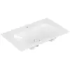 Image de Villeroy & Boch, Lavabo, V&B lavabo suspendu FINION avec vasque dissimulée ViFlow 800x500mm blanc C (500 mm, 800 mm)
