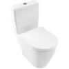 Image de Villeroy & Boch, Cuvette toilettes + bidet, V&B Réservoir de chasse AVENTO Zul latéralement ou derrière we Alpin CeramicPlus