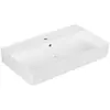Image de Villeroy & Boch, Lavabo, Plan de toilette 2.0 MEMENTO 800 x 470 mm, avec trop-plein pour robinetterie 3 trous blanc (470 mm, 800 mm)