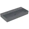 Image de Villeroy & Boch, Lavabo, V&B lavabo 2.0 MEMENTO 1000x470mm o ÜL f 2x 1-L Arm graphite C+ (470 mm, 1000 mm)