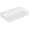 Image de Villeroy & Boch, Lavabo, V&B lavabo MEMENTO 2.0 800x470mm o ÜL f 3-L Arm stone white C+ (470 mm, 800 mm)