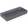 Image de Villeroy & Boch, Lavabo, V&B lavabo MEMENTO 2.0 1000x470mm m ÜL f 2x 1-L Arm graphite C+ (470 mm, 1000 mm)