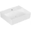 Image de Villeroy & Boch, Lavabo, V&B lavabo MEMENTO 2.0 500x420mm o ÜL f 3-L Arm stone white C+ (420 mm, 500 mm)