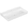 Image de Villeroy & Boch, Lavabo, V&B Lavabo suspendu COLLARO 800x470mm sans lavabo avec lavabo suspendu blanc (470 mm, 800 mm)