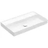 Image de Villeroy & Boch, Lavabo, V&B Lavabo suspendu COLLARO 800x470mm sans lavabo sans robinetterie blanc (470 mm, 800 mm)