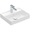 Image de Villeroy & Boch, Lavabo, V&B lave-mains COLLARO 450x370mm o ÜL avec HL we C+ (370 mm, 450 mm)
