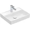 Image de Villeroy & Boch, Lavabo, V&B lave-mains COLLARO 500x400mm o ÜL avec HL we C+ (400 mm, 500 mm)