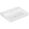 Image de Villeroy & Boch, Lavabo, V&B lavabo COLLARO 600x470mm o ÜL m HL stone white C+ (470 mm, 600 mm)