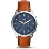 Image de Fossil, Montre, neutra, Marron, Bleu, (Chronographe, 44 mm)