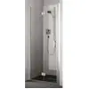 Image de Kermi Liga vouwdeur links 70x200 cm Helder Glas/Zilver Glans