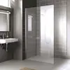 Image de Kermi XC Walk-in 110x200 cm Zilver Matglans Helder Glas
